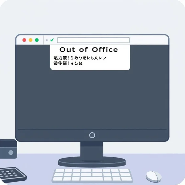Out of Office Auto-Reply Email