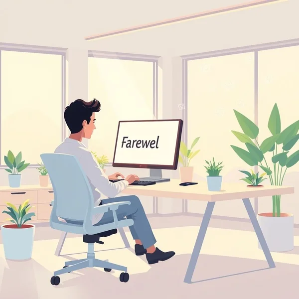 Farewell 이메일 작성하는 방법