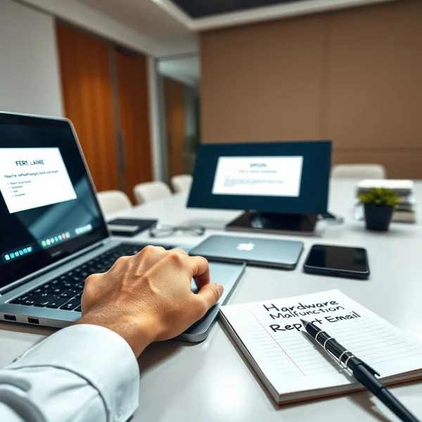 How to Write a Hardware Malfunction Report Email