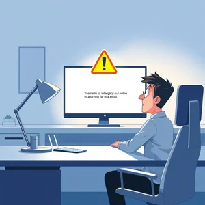 Forgot Attachment Follow-up วิธีเขียนอีเมล โครงสร้าง คำศัพท์ ตัวอย่าง สรุป