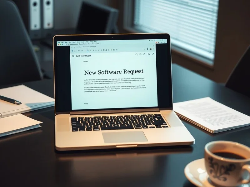 New Software Request Email