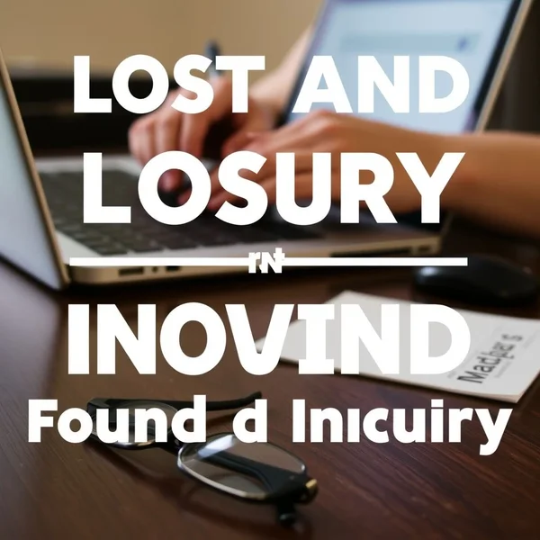 Lost and Found Inquiry Email