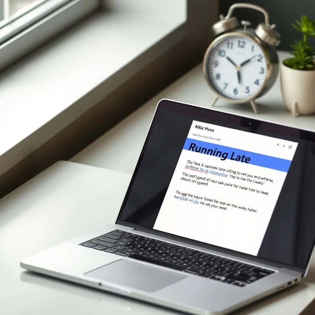 Cara Menulis Email Running Late Notification agar Tetap Profesional