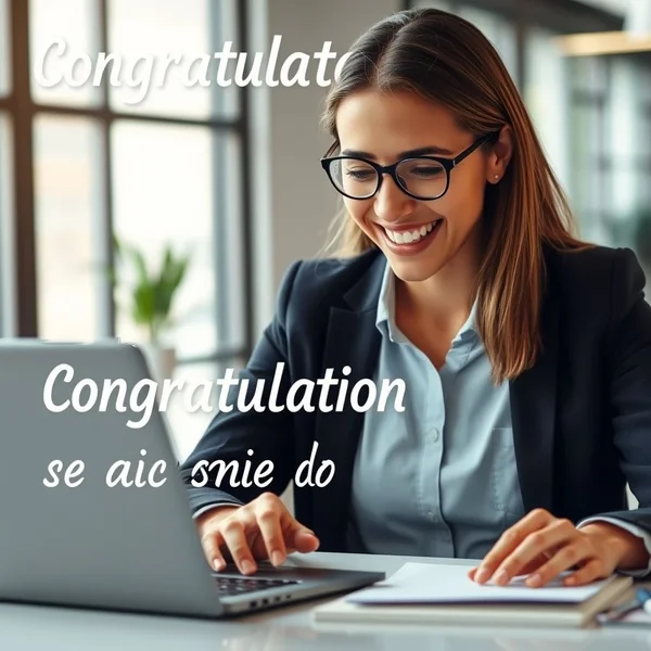 Personal Milestone Announcement Email