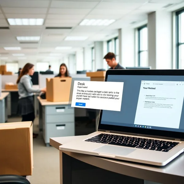 Desk Move Notification Email