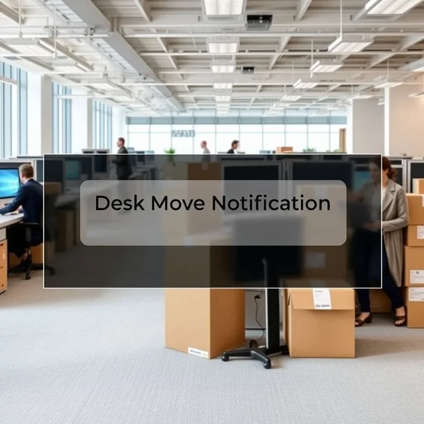 Desk Move Notification Email
