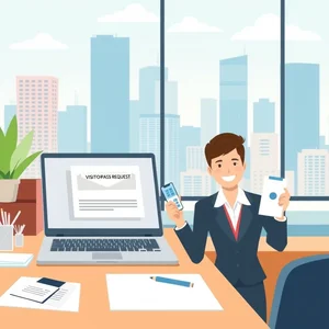 كيفية كتابة بريد إلكتروني لطلب Visitor Pass Request بسهولة خطوة بخطوة