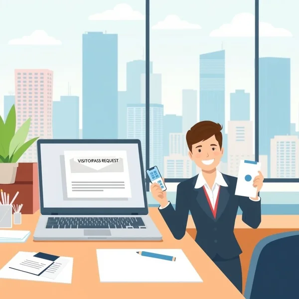 How to Write a Visitor Pass Request Email