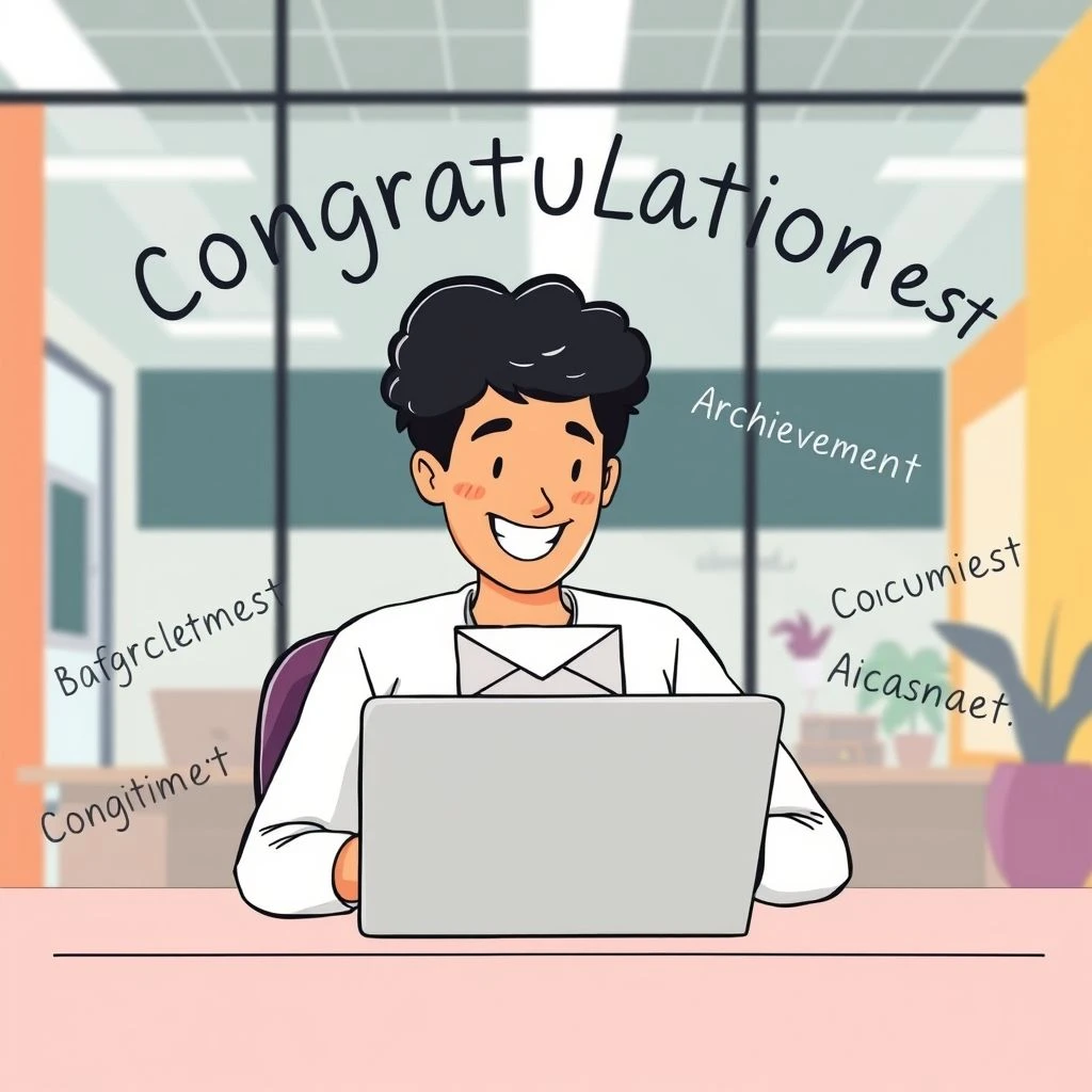 วิธีเขียนอีเมลประกาศความสำเร็จส่วนบุคคล Personal Milestone Announcement พร้อมคู่มือภาษาอังกฤษ