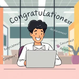 วิธีเขียนอีเมลประกาศความสำเร็จส่วนบุคคล Personal Milestone Announcement พร้อมคู่มือภาษาอังกฤษ