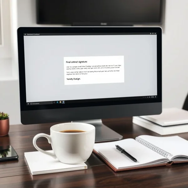 Cómo Escribir un Correo Electrónico para la Firma del Contrato Final