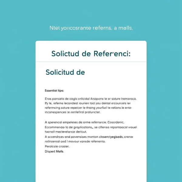 Cómo Escribir un Correo Electrónico de Solicitud de Referencia