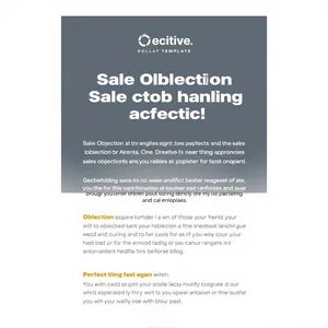 Sales Objection Handling: Come Scrivere un'Email Persuasiva