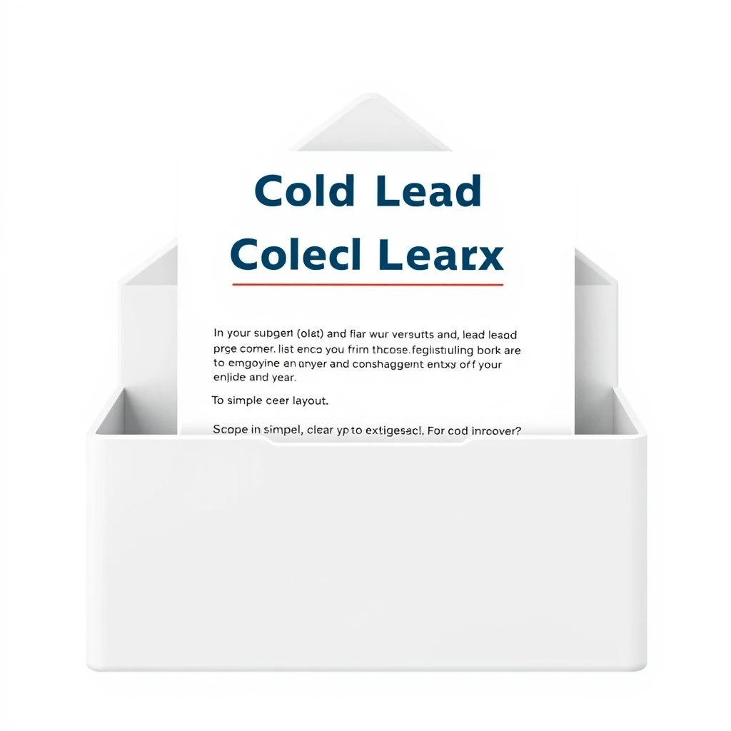 Cold Lead Check-in: Leer hoe je een effectieve e-mail schrijft