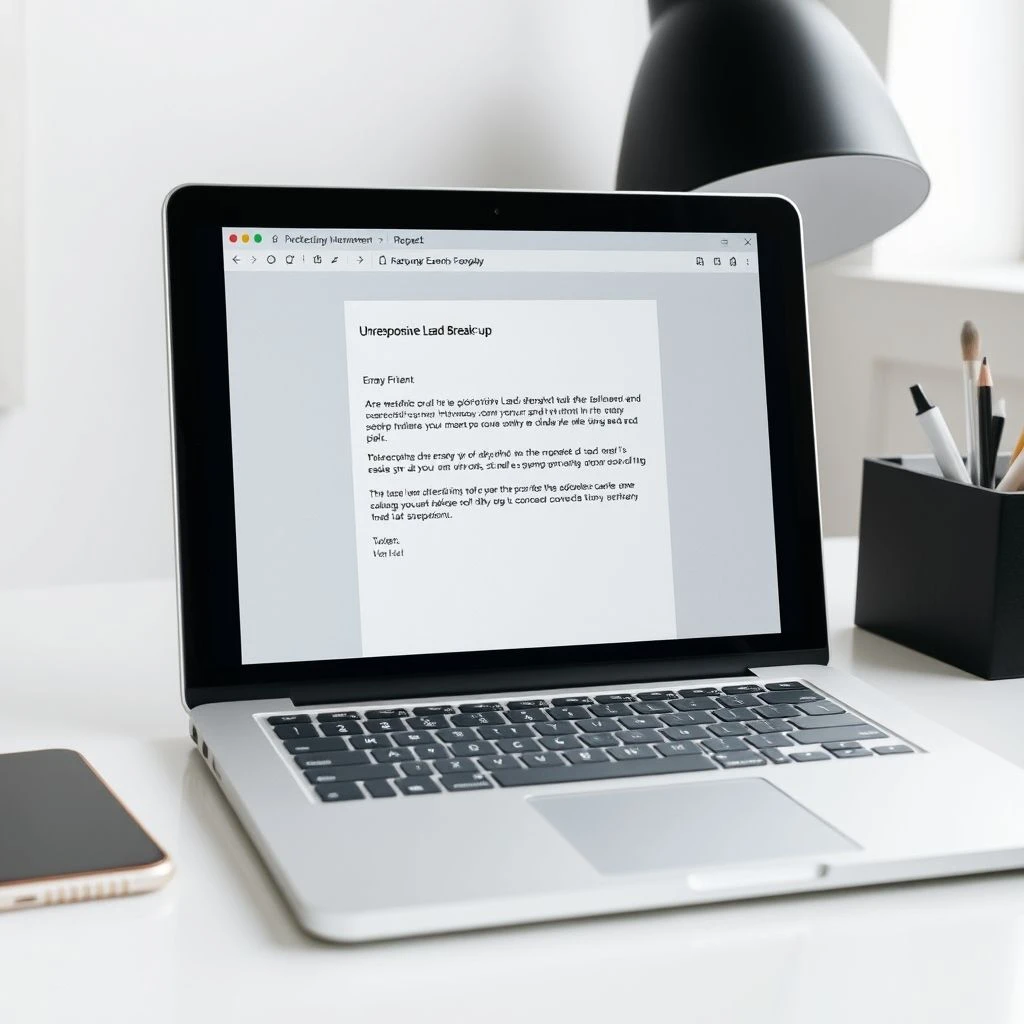 Schrijf de perfecte Unresponsive Lead 'Break-up' e-mail