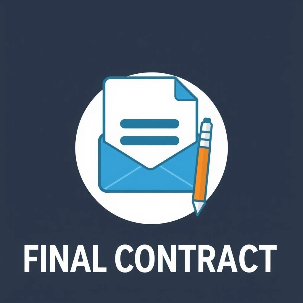 Как написать электронное письмо о финальном контракте для подписания Final Contract for Signature