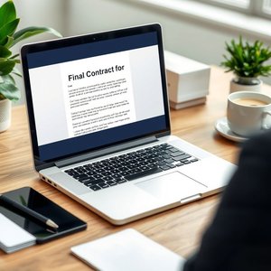 So schreiben Sie eine E-Mail für den Final Contract for Signature