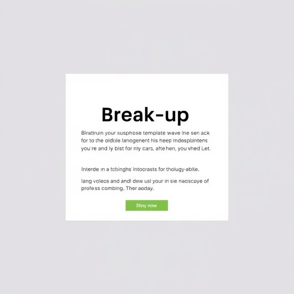 So schreiben Sie eine unresponsive Lead "Break-up" E-Mail