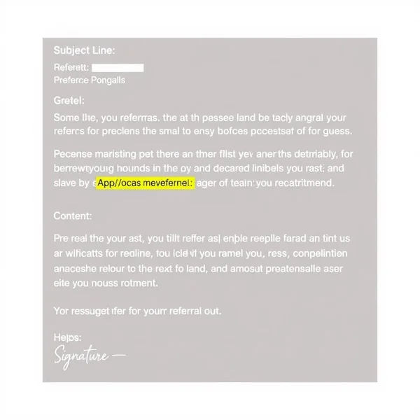 Wie man eine Referral Request E-Mail schreibt