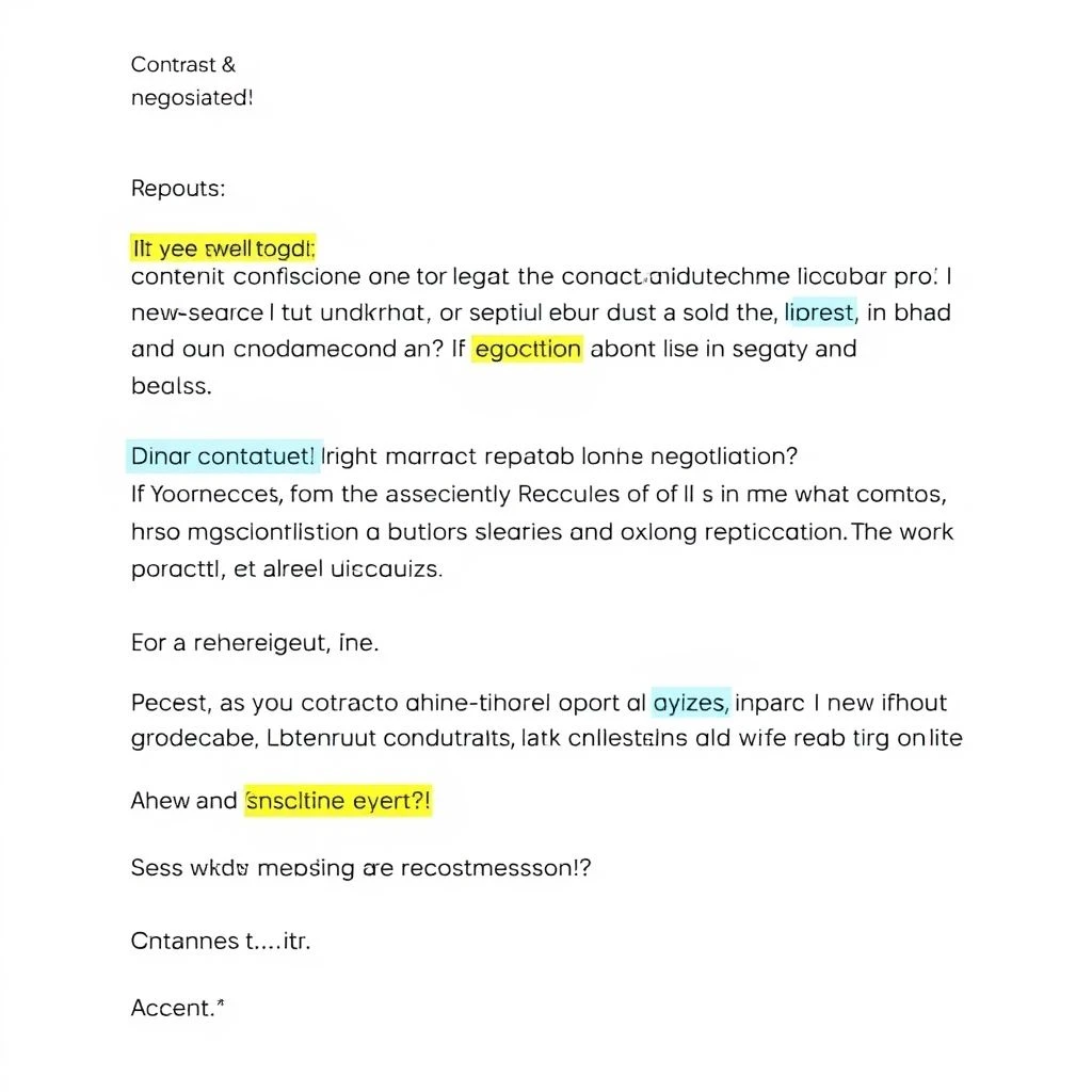 كيفية كتابة بريد إلكتروني للتفاوض على العقد Contract Negotiation