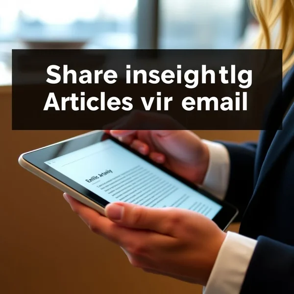Article of Interest Sharing Email