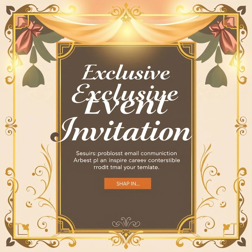 Cómo Escribir un Correo Electrónico de Invitación Exclusive Event Invitation