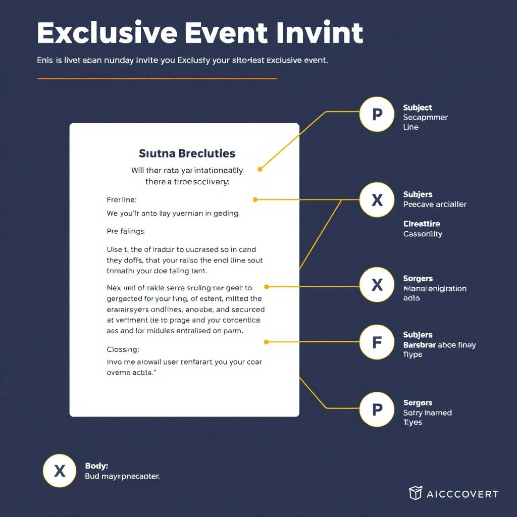 독점 이벤트 초대 이메일 작성법: Exclusive Event Invitation 기대하기
