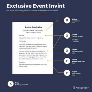 독점 이벤트 초대 이메일 작성법: Exclusive Event Invitation 기대하기