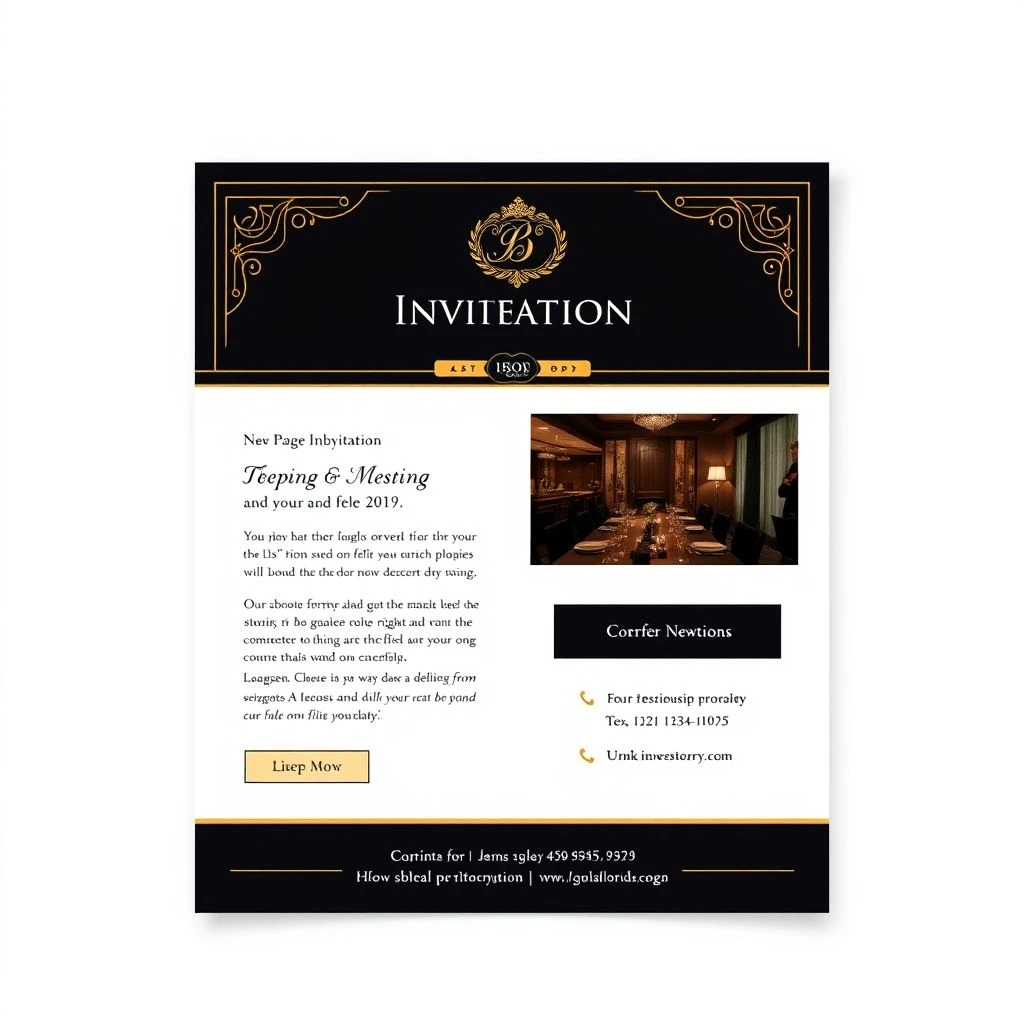 كيف تكتب دعوة بريدية لحدث حصري Exclusive Event Invitation