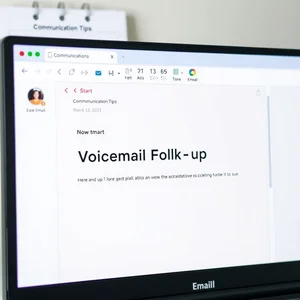 Voicemail Follow-up วิธีการเขียนอีเมลติดตามผลอย่างมืออาชีพ