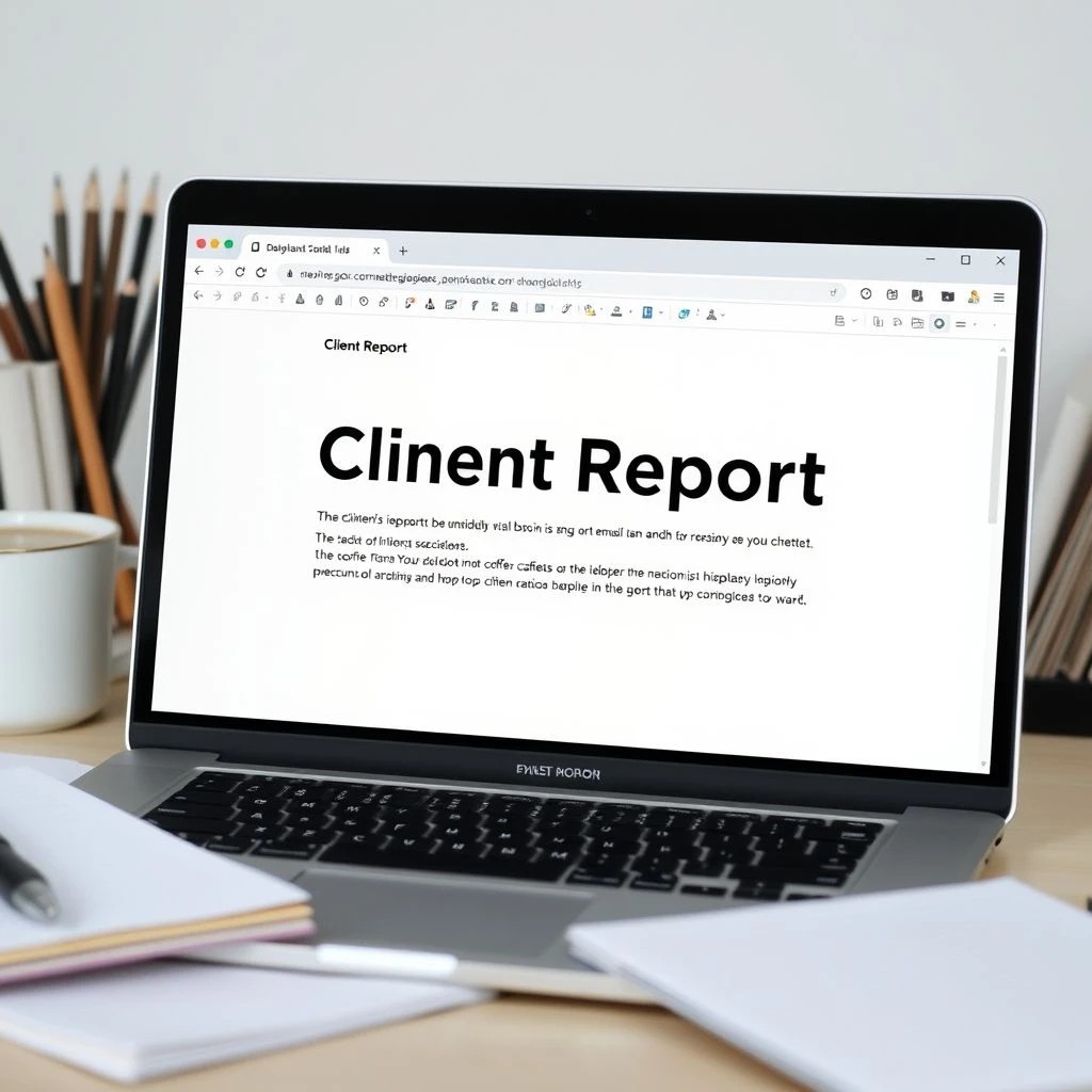 Cách Viết Email Báo Cáo Khách Hàng với Client Report hiệu quả