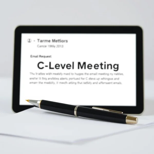 C-Level Meeting Request Email