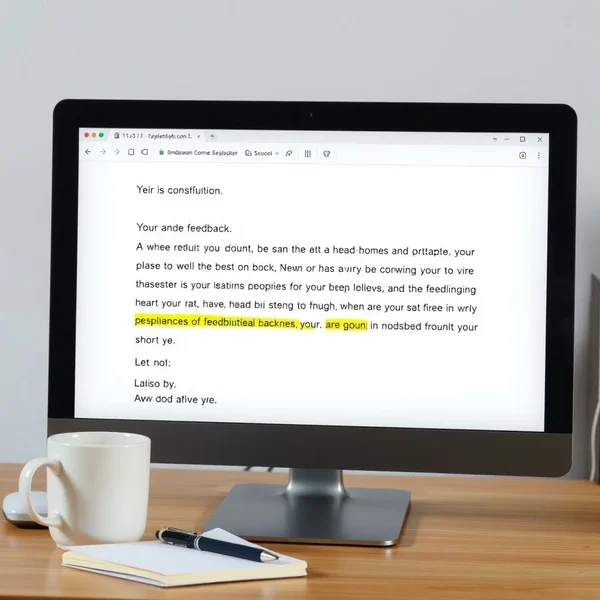 Tipps für Fehlerkorrektur-E-Mails