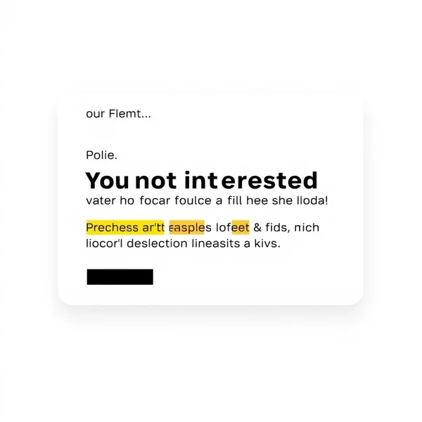 How to Write a Not Interested Reply Handling