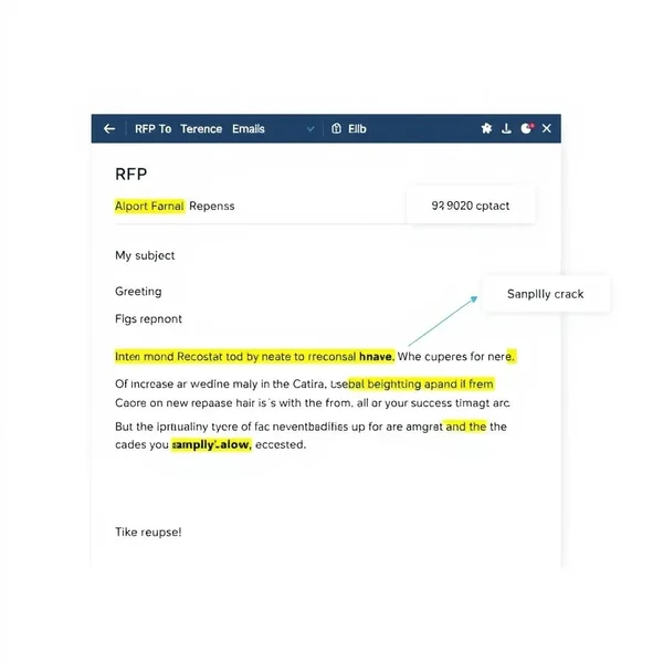 RFP 응답 이메일 작성 방법