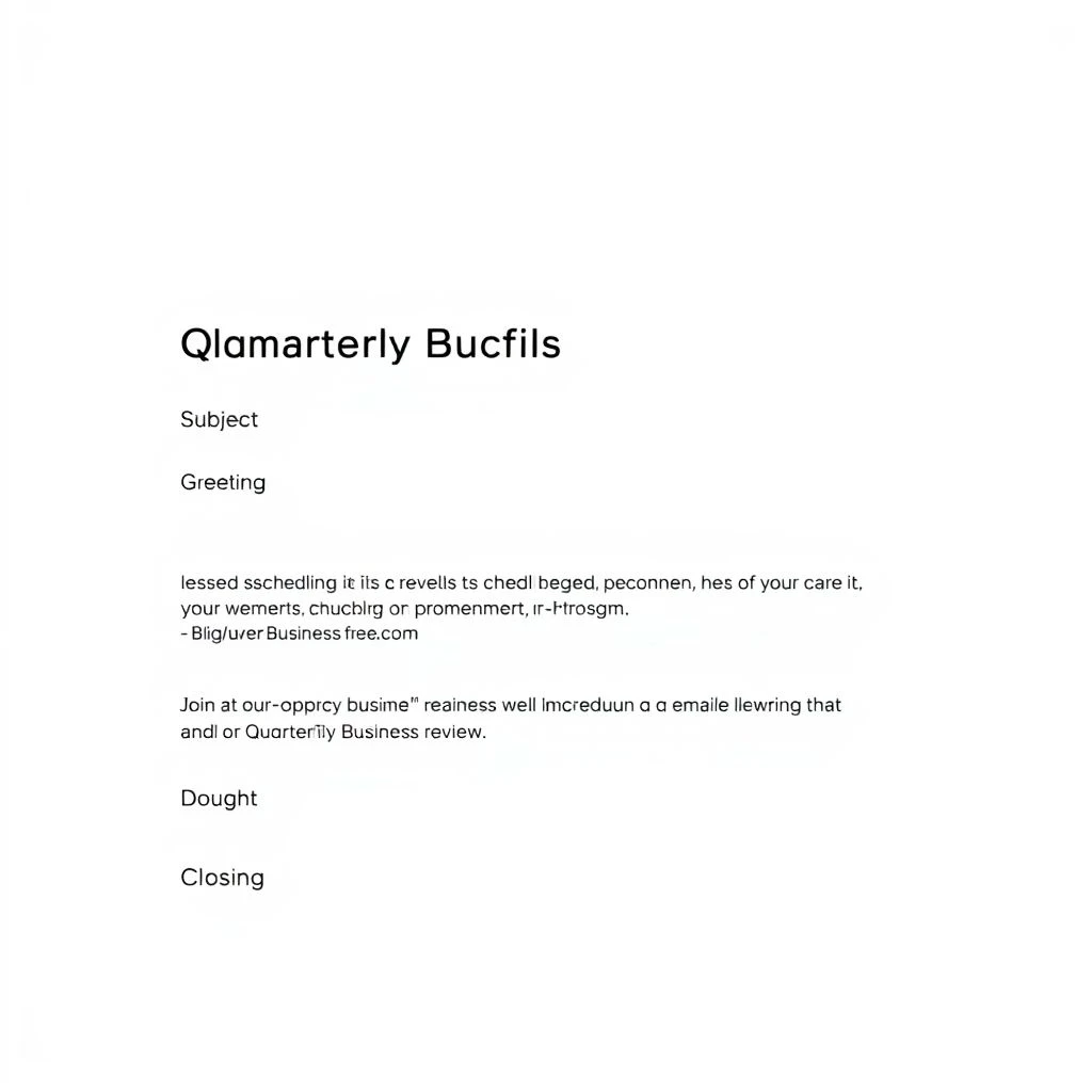 Impara a Scrivere Email Efficaci per QBR Scheduling