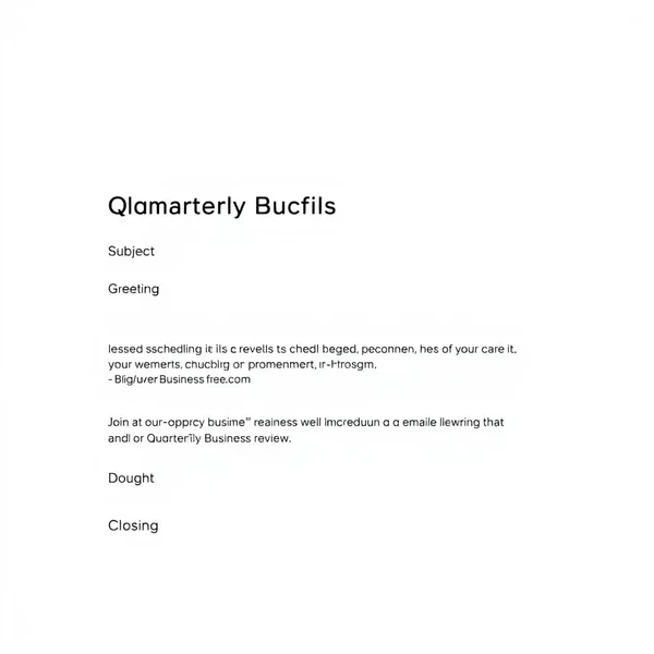 Come Scrivere un'Email per la Programmazione di un QBR