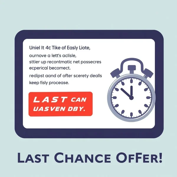 So schreiben Sie eine Last-Chance-Angebots-E-Mail
