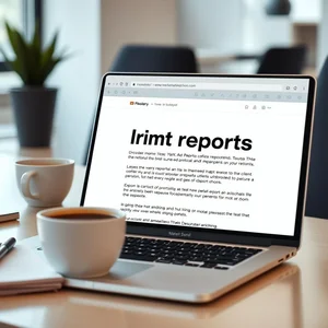 كيفية كتابة بريد إلكتروني لتقارير العملاء Client Report