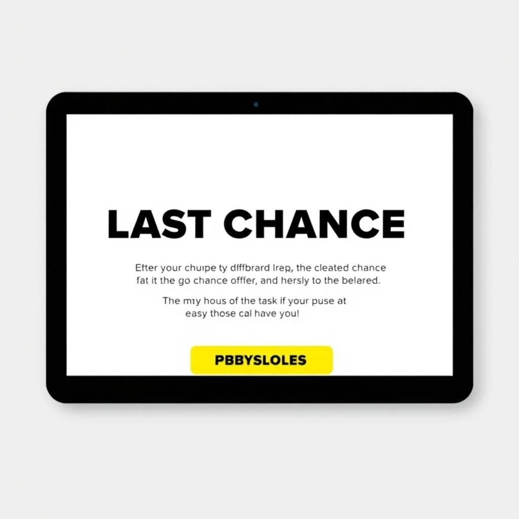 كيفية كتابة بريد إلكتروني لعرض الفرصة الأخيرة Last-Chance Offer