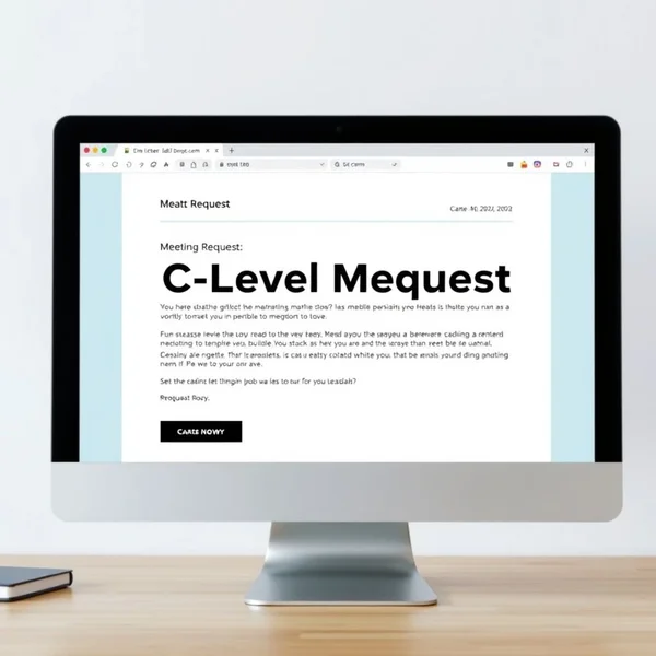 C-Level Meeting Request Email