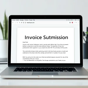 Comment rédiger un e-mail de soumission de facture efficace
