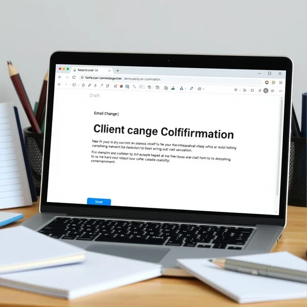 Client Change Request Confirmation Email