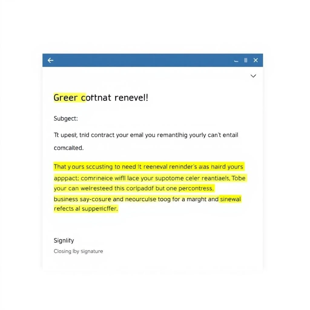 Come Scrivere un'Email di Contract Renewal Reminder Efficace