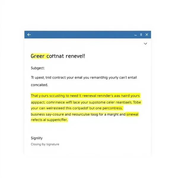 Come Scrivere un'Email di Promemoria per il Rinnovo del Contratto