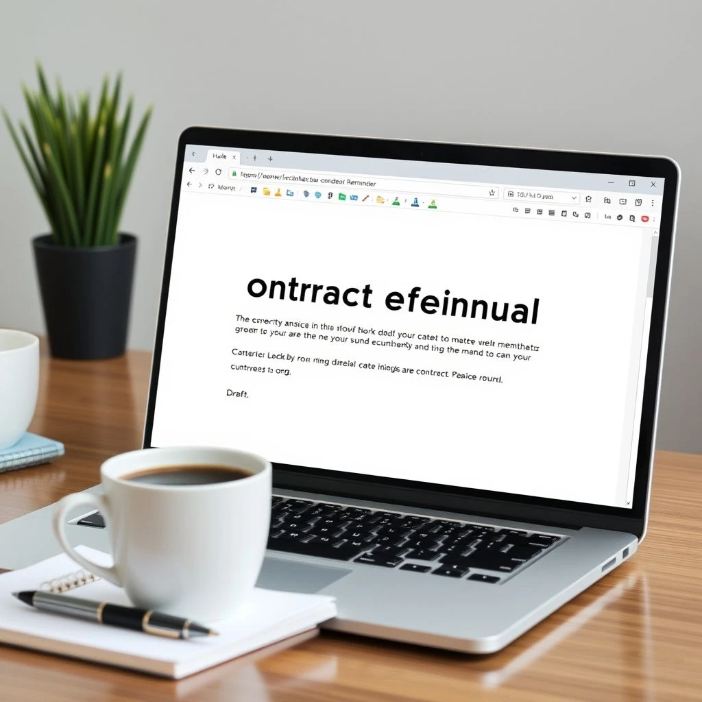 Cómo Escribir un Correo Electrónico de Recordatorio de Renovación de Contrato