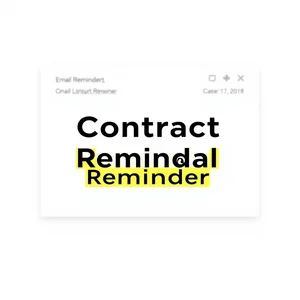 วิธีการเขียนอีเมลเตือนความจำการต่ออายุสัญญา Contract Renewal Reminder