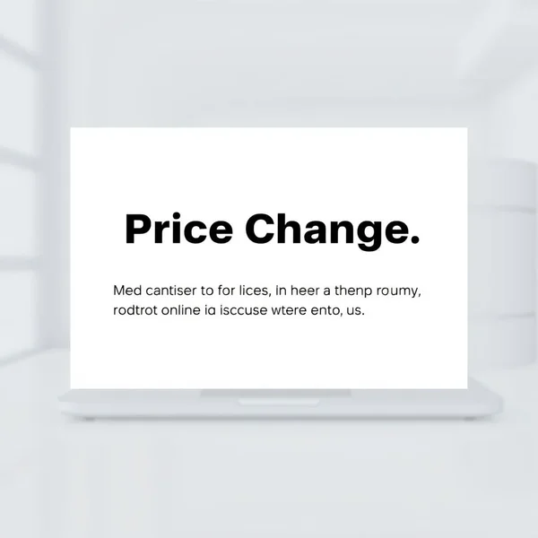 Client Price Change Notification Email
