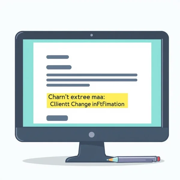 Client Price Change Notification Email