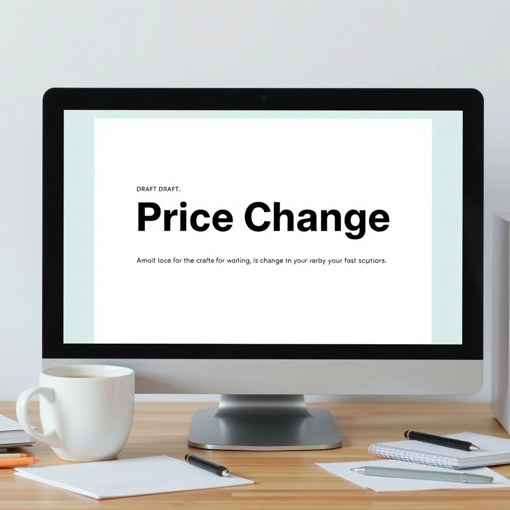 Comment rédiger un email de Client Price Change Notification efficace